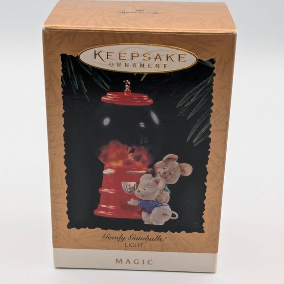 Hallmark Keepsake Goody Gumballs! Light Magic 1995, Vintage Christmas Ornament - Picture 9 of 12